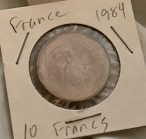 1984 france francs coin - 1984,