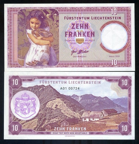 Liechtenstein francs 2019 - 10,